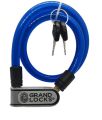 Grand Locks Wire Lock Heavy Duty for Safety wirelock Steel Wire inside For Motorcycle, Bike, Kitchen, Garage. 