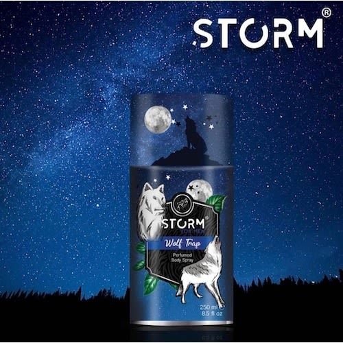 Storm Wolf Trap Body Spray For Men - 250ML / Body Perfume / Latest / Turkey Made