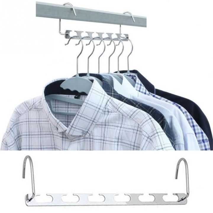 Clothes Hangers Organiser Space Saving Closet Magic Wonder Rack Multi Function