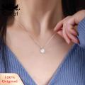 Carat Charm Necklace Light Luxury Simulated Diamond Pendant Necklace. 