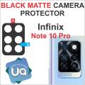 Infinix Note 10 Pro Camera Lens Protector / Black Matte Full Coverage For iNfinix Note 10 Pro. 