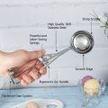 Stainless Steel Ice Cream Scooper Mash Potato Scoop Ice Cream Ball Maker Kitchen Ice Cream Spoon Tools. 