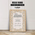 Customized Marriage Certificate for Couple Signature with Frame | Craftale. 