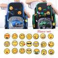 20PCS Jeans Stickers Craft DIY Mixed Emoji Patches Iron on Clothes Appliques Embroidery. 