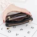Fashion Pu Leather Coin Purse Women Mini Slim Purses Kids Coin Pocket Wallets Business Card Holder Zipper Money Change Pouch. 