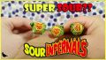 Chupa Chups Sour Infernals 95 gram pouch (10 Lollypops in Pouch). 