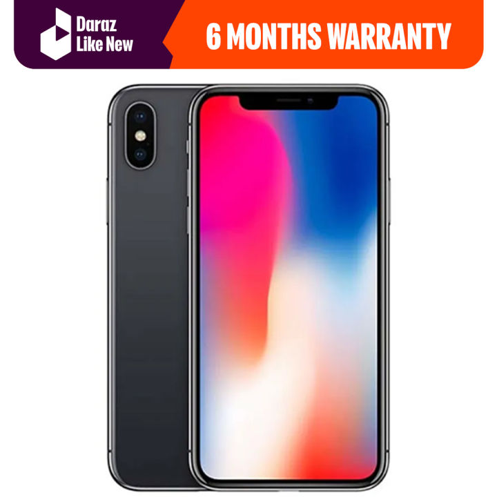 Apple iPhone X - 64GB - NON PTA - J.V SIM LOCK (FREE CHARGER AND COVER) - Daraz Like New Phones (Mobile Phones) - Used Phones