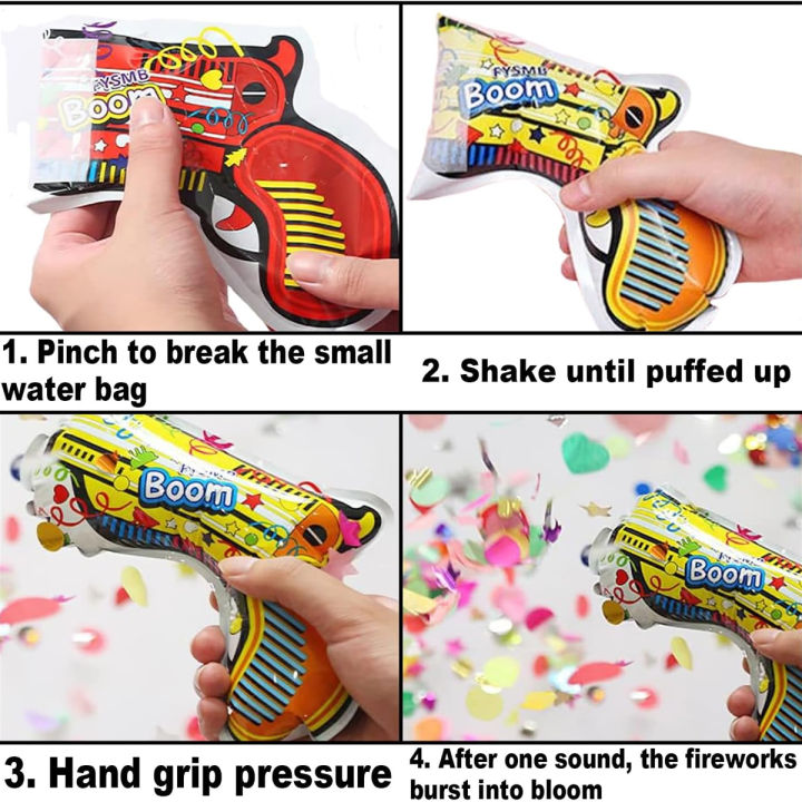 Gunn%20Shape%20Confetti%20Party%20Poppers%20Party%20Supplies%20Multicolor%20Metallic%20Confetti%20Inflatable%20Confeti%20Popper%20Parties%20Favors%20for%20Birthday%20Wedding%20Graduation%20Anniversary%20Parties%20Celebrations%20Farewell%20Glitter%20Indoor%20&%20Outdoor%20Events%20-%20Image%203