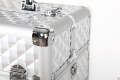 Makeup Trolley Vanity Aluminum Trolley Professional Makeup Trolley Rolling Train Case 5 in 1 Makeup Train Case Professional Cosmetic Organizer Makeup Traveling case Trolley Cart Trunk. 
