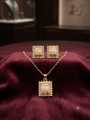 Hip Hop Broken Heart Pendant Necklace Diamonds Pendants golden selvar Twist Chain Jewelry Sweater Chain. 
