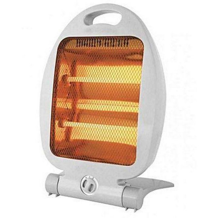 Electric Halogen Room Heater - White