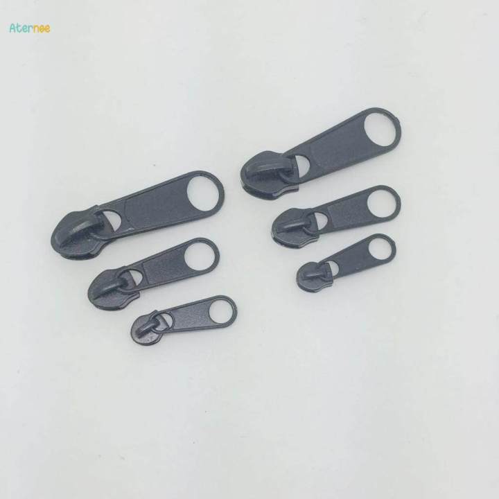 6x Fix Zipper Puller Zip Slider Repair Kit Removable Rescue Replacement Head