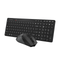 A4Tech Fstyler FB2800C Air2 Bluetooth & 2.4G Wireless Keyboard Mouse Combo Set - Dual Mode Wireless - Quiet Key - Silent Click Mouse - Desk + Air Dual Functions - USB Type-C Rechargeable. 