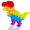 Dinosaur pop it Fidget Toy, pop its Fidget Toys, Fidget Toys pop it Dino (Dinosaur Rainbow). 