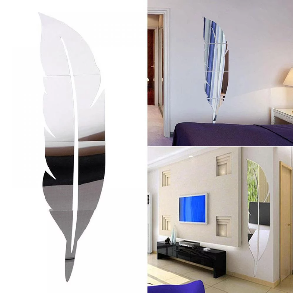 Acrylic Leaf Art For Mirror | acrylic leaf for home decoration art | home improvement and home look for Acrylic leaf