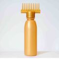 Hair Comb Applicator Bottle - Hair Oil Selfie Bottle - Professional Graduated scale - Root Comb Applicator for Hair Coloring, Shampoo, Oiling, Dye (130 ML). 