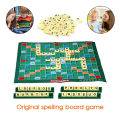 Scrabble Board Game Original Letter Matching For Kids Adults Families Education Spelling Alphabet Language Toys. 