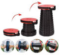 Telescopic Stool Collapsible Folding Lightweight Retractable Foldable Chair For Camping Traveling Trekking - Zumre Trade. 