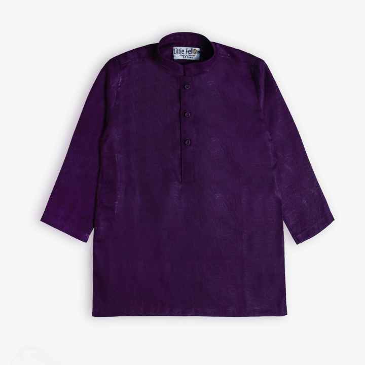 Boys Purple Kurta