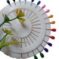 Pack of 40 Leaf Shape Hijab Pins for Women Mixed Color Safety Scarf Pins Elegant Design Durable and Stylish Accessories for Hijab, Shawl, and Scarf. 