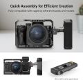 SMALLRIG NATO Handle, Quick Release Grip, Rotating Push Button Side Handgrip for DLSR Camera Cage Kit, with Integrated NATO Rail (Left Side) - 3260. 