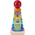 Classic Baby Rainbow Ring Tower Wooden Stacker Rings Educational Toy for Kids -Small & Large. 