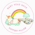 Infant Baby Neck Pillow, Cussion U Shapped for Todlers, New Born Car Seat Travel Pillow, Breathable PP Cotton. 