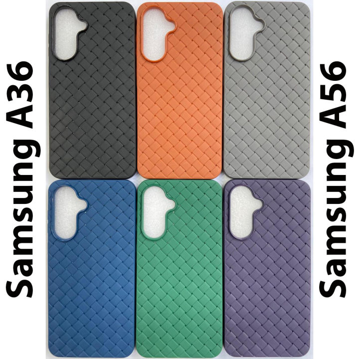 Samsung Galaxy A36 / A56 – Premium Woven Back Cover | Silicone Phone ...