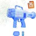 32 Hole Electric Gatling Bubble Gun for Kids, Bubble Gun For Kids with Soap Solution Indoor and Outdoor Toys for Toddlers Automatic Bubble Launcher Machine, Bubble Machine Gun for Girls and Boys Above 3 year's kids (Color as per Stock), |. 