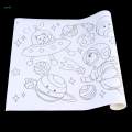 Childrens Drawing Roll Nursery Painting Paper for Development Crafting Early Educational Toys. 