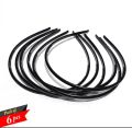 Pack of 6 Thin Black Plastic Headband Hair Band for Girl'S Women. 