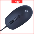 HP M10 Wired Mouse, Basic, Ergonomic, Minimalist and Affordable, Wired Mouse Comfortable, Ergo Track, USB Wired Optical Mouse for PC, Laptop, Minecraft, Mobile Pubg, Free Fire | High Quality. 