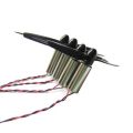 Mini Drone Motor With Propeller - Coreless Brushed Motor Set 53000rpm 8.5x20mm + 75mm CW CCW Propeller (Color May Vary). 