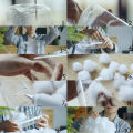 DIY Handmade Cotton Cloud Shape LED Night Light Lamp Home Bedroom Hanging Decor. 