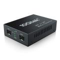 1.25G/2.5Gbps Two Ports SFP OEO Mode Converter, Optical-Electrical-Optical Wavelength/Fiber Mode/Fiber Count Converter, SFP (Without Transceiver). 