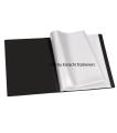 Plastic Sheet file - 40 Pocket A4 Display Book 40 Pocket Clear Pockets can display 80 pages Black. 