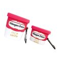 Creative Haagen-Dazs AirPods Pro1 Generation 2 Generation 3 Suitable for Apple Earphone Case Bluetooth Silicone Protective Soft Cover. 