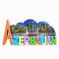 Azerbaijan Baku Tourist Souvenir Magnetic Sticker Fridge Magnetic Refrigerator Decoration Articles Handicraft S. 