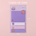 1 pack of 80 sheets cartoon bear cute index stickers Student office stationery notes Creative colorful little animal st. 