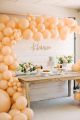 20pcs 10inch long Peach Pastel Balloons Macron balloon Matte Latex Balloon, Baby Shower Balloon, Bridal Shower, Wedding, helium balloons Macron Balloon without shinny. 
