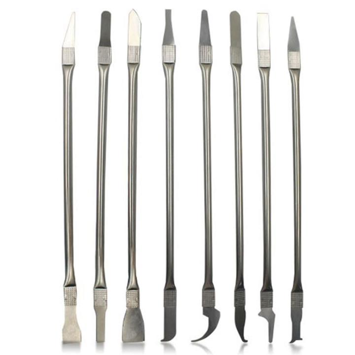 8in 1 IC Chip Repair Thin Tools Set CPU Metal Remover Burin to Remove for Mobile Phone Computer CPU NAND IC Chip Repair
