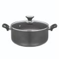 Classic Casserole Glass Lid Non-Stick 22CM-Basic Kitchen Utensil. 
