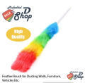 Feather Brush Duster Microfiber for Cleaning Home Furniture Multicolor. 
