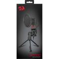 Redragon GM100 Gaming Streaming and Studio Microphone with stand 3.5mm Connector Mic. 