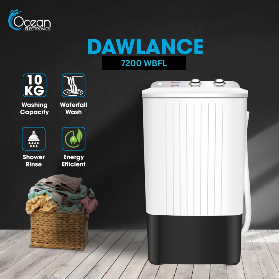 Dawlance Washing Machine 7200 wb FL Quadro 10 kg Washing