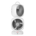 New Fan Desktop Fan Desktop Loop Desktop Double-layer Fan USB Rechargeable Long Battery Life Gift Fan. 