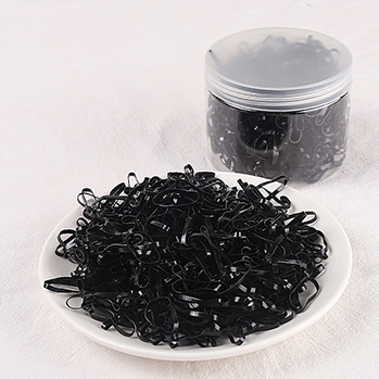 Black Beauty Rubber / Plastic Hair Bands | Hair Band | Rubber Hair Tie | Light Weight Rubber Hair Bands