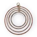 Rubber Plastic Frame Embroidery Hoop 4 Sizes. 