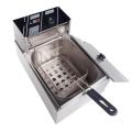 Imported Commercial Single Oil Cylinder Electric Deep Fryer French Fries Frying Machine. 