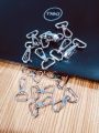 3/6 Pairs Premium Imported Durable Nickle Metal Lobster Clasp with Swivel Hook – Supreme Quality Faceted Design Locks Ideal for Keychains, DIY, Bag, Purse, Chains, Customizable Belts, Keychain Locks for Automotives. 